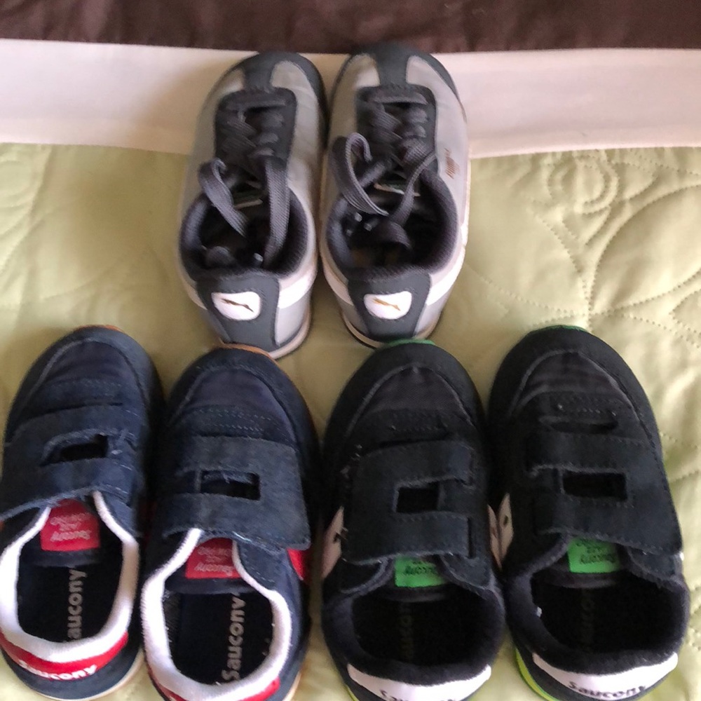 Lot of 3 pair Toddler boy size 7 sneakers